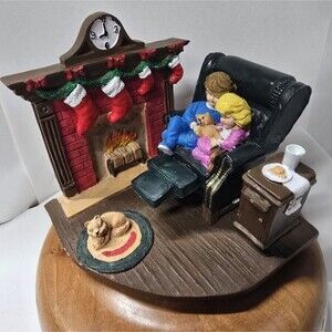 Lazy Boy Exclusive -Waiting For Santa Figurine Rare FInd